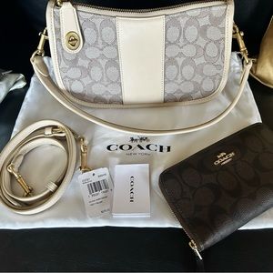 Coach Signature 21 Jacquard Swinger (Bag only)